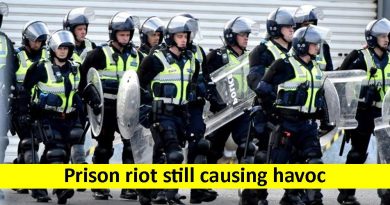 Prison riot still causing havoc