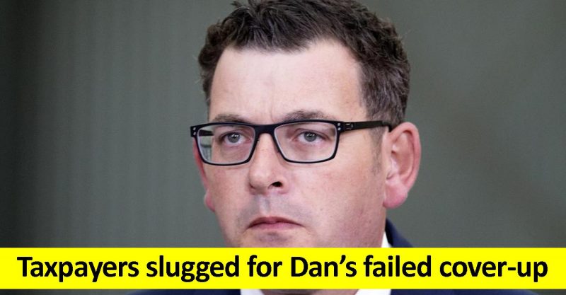 Taxpayers pay for Dan's coverup